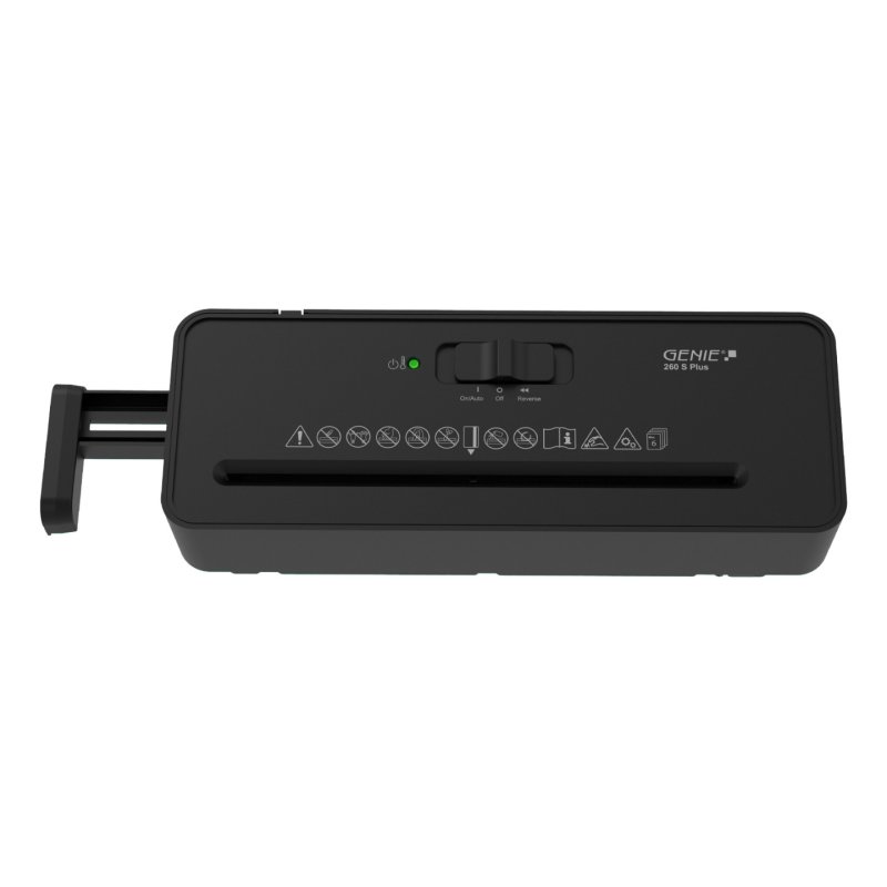 Genie 260 S Plus destructeur de papier Découpage en bandes 72 dB 22 cm Noir