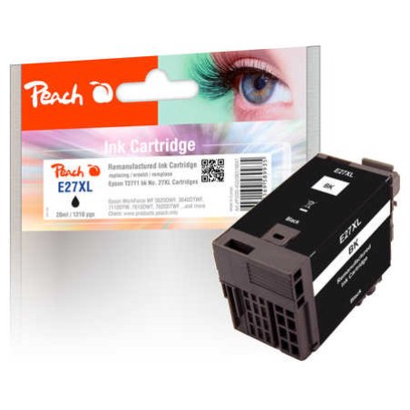 Peach 319847 ink cartridge 1 pc(s) Compatible Black
