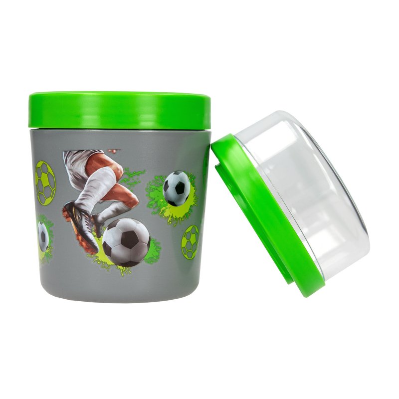 Dino World - Action World Muesli Cup - Grey and Green - 500 ml