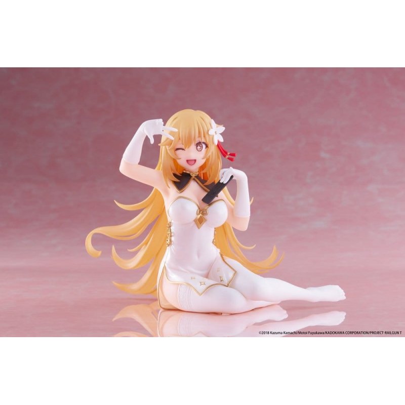 A Certain Scientific Railgun PVC Statue Desktop Cute Figure Misaki Shokuho Chinese Dress Ver. 13 cm