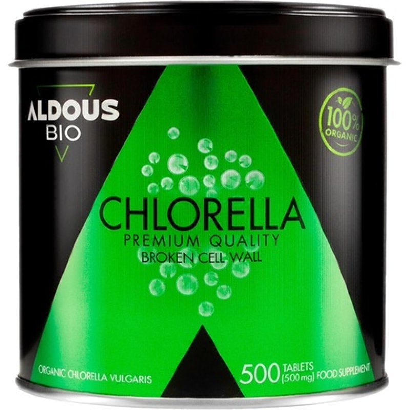 500 Pure Organic Chlorella Tablets 1500mg Broken Cell Wall Chlorophyll Natural Detox Gut Health Vegan Protein Powder