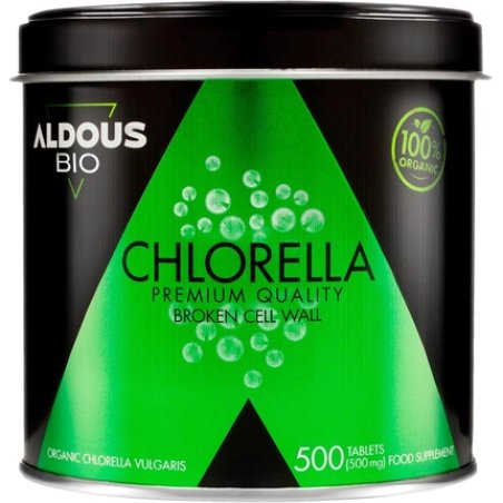 500 Pure Organic Chlorella Tablets 1500mg Broken Cell Wall Chlorophyll Natural Detox Gut Health Vegan Protein Powder