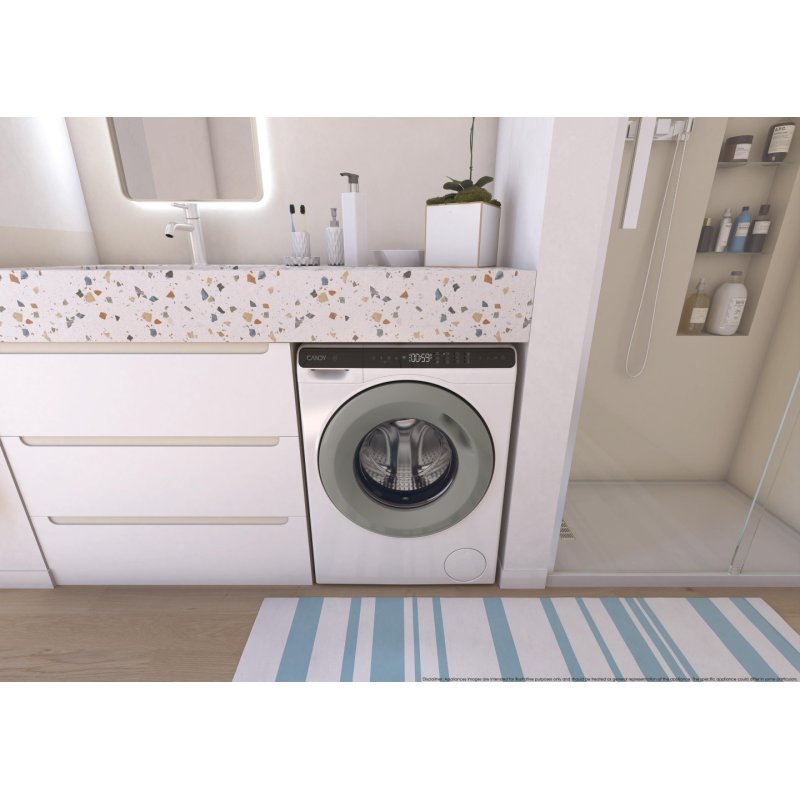 Candy CW50-BP12307GU-S washing machine Front-load 5 kg 1200 RPM White