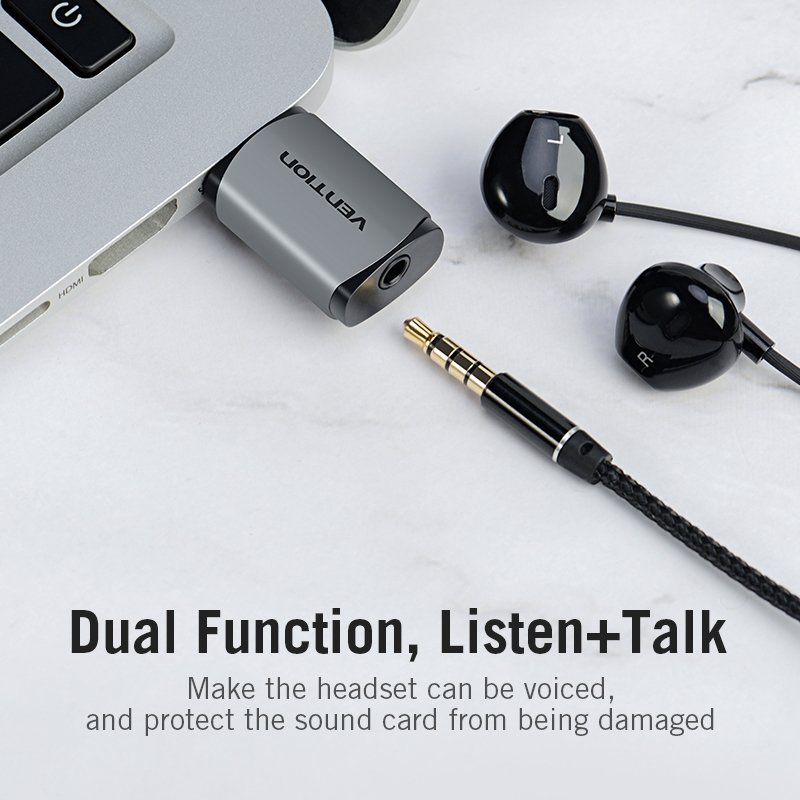Vention CDNH0 carte sons 2.1 canaux USB