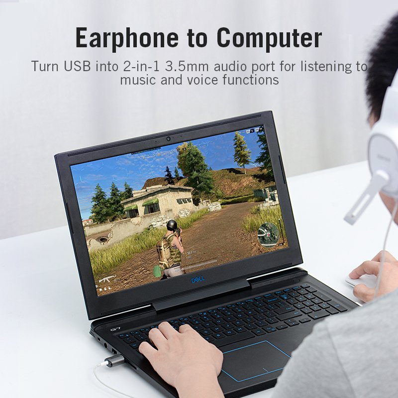 Vention CDNH0 carte sons 2.1 canaux USB