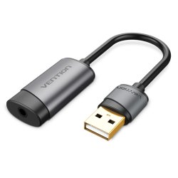 Carte son externe USB Vention 0.15m (Gris)