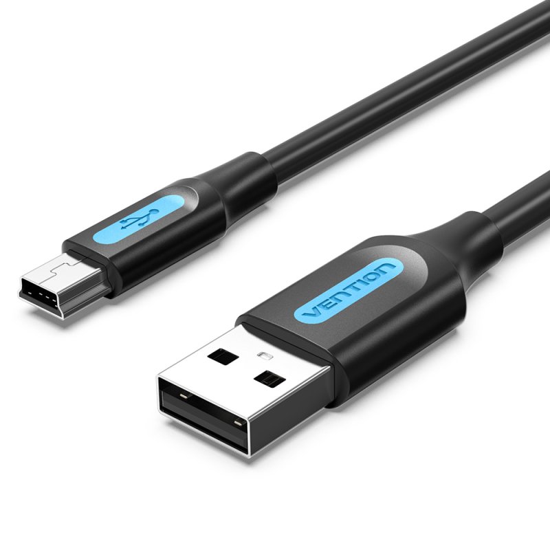 Vention COMBI câble USB USB 2.0 3 m USB A Mini-USB B 0,48 Gbit/s Noir