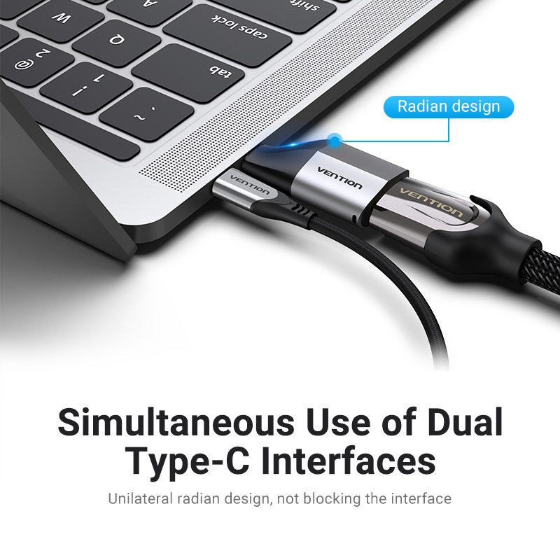 Vention Type-C to HDMI Adapter Gray Alloy Type