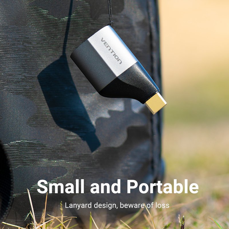 Vention Type-C to HDMI Adapter Gray Alloy Type