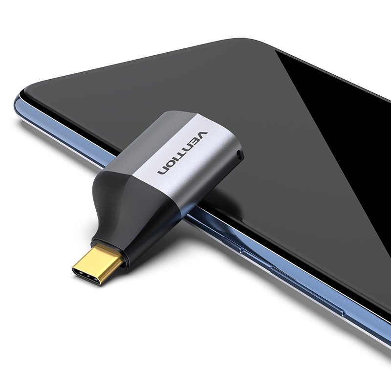 Vention Type-C to HDMI Adapter Gray Alloy Type