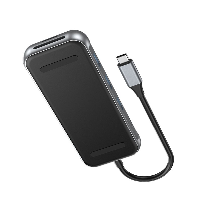 Vention TFMHB station d'accueil Avec fil USB 3.2 Gen 1 (3.1 Gen 1) Type-C Noir, Argent