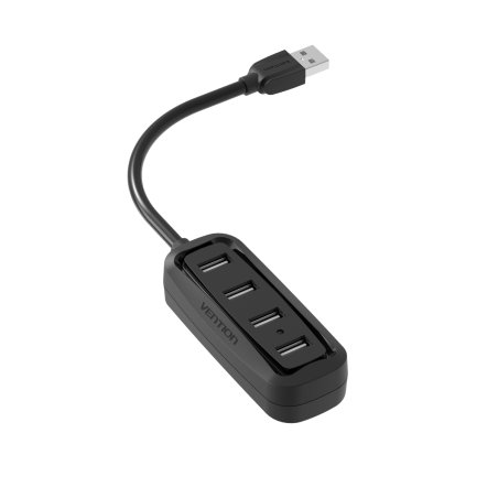 Hub USB 2.0 Vention 4 ports USB-A 1m (Noir)