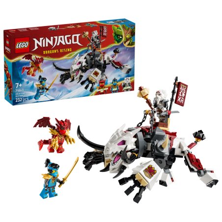 71863 LEGO 71863 NINJAGO Zilvar auf seinem Drachentier Grimtak (2.5.)