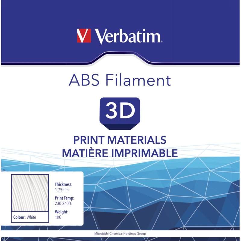 Verbatim 1 kg - ABS-Filament (3D) Weiß