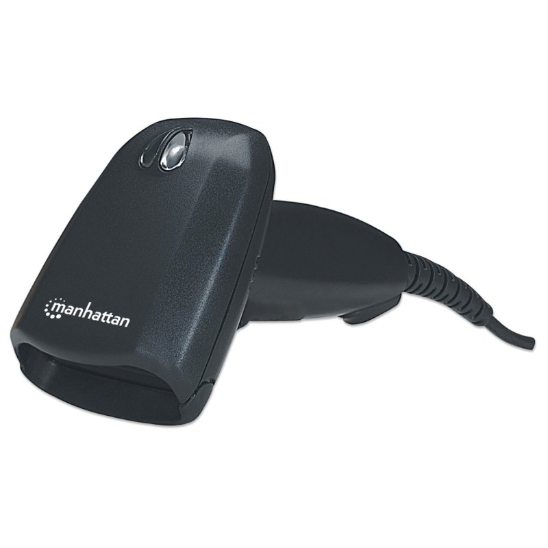 Manhattan Scanner de codes-barres CCD portable longue portée, USB, profondeur de lecture 500 mm, câble 1,5 m,