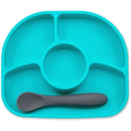 Yumi Silicone Plates and Spoons for Children and Newborns