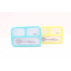 Bbluv Lunchbox Bento Lima Unisex Green Rectangular Box