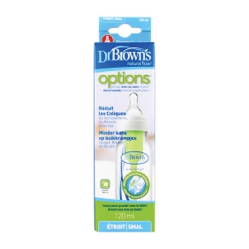 Dr. Brown's Options Standard Bottle 120 Ml Bpa Free
