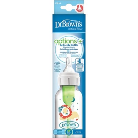 Dr. Brown's Anticolic Bottle Options Narrow 250ml Lion Bottle