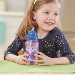 Skip Hop Toddler Sippy Cup with Straw Zoo Bottle 12oz