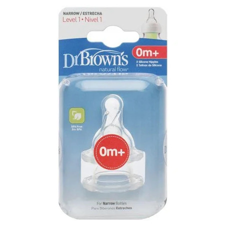 Dr Brown's Level 1 Standard Teat Options - 2 Pieces