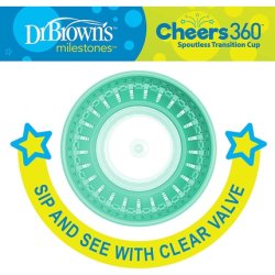 Dr Brown's Milestones Cheers360 Mug, Blue, 284ml 10 Ounce Blue Animal