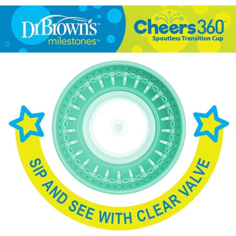 Dr Brown's Milestones Cheers360 Mug, Blue, 284ml 10 Ounce Blue Animal