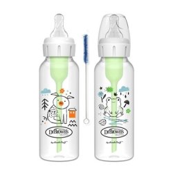 Dr. Brown's Anti-Colic Baby Bottles 8 Oz - Pack of 2