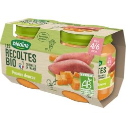 Bledina Organic Harvests Baby Food Jars Sweet Potatoes