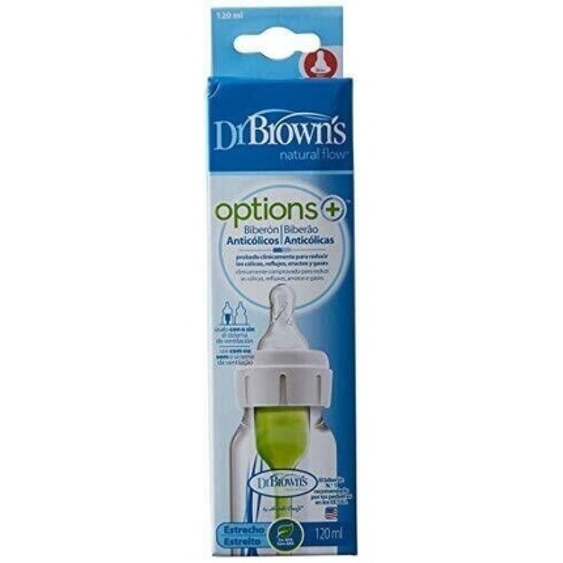 Dr. Brown's Options Anti-Colic Baby Bottle Narrow Neck 120ml