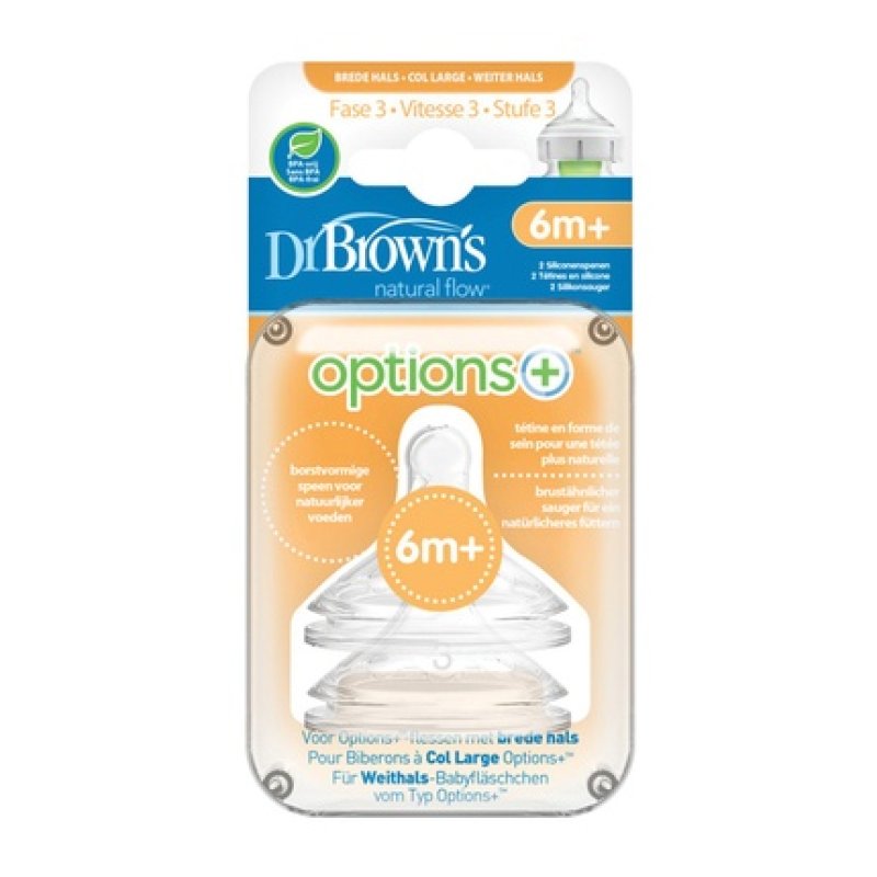 Dr. Brown's Options Stage 3 Wide Neck Nipple