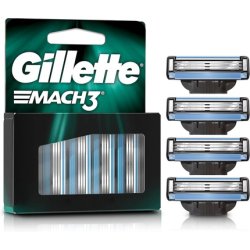 Gillette Mach 3 Razor Blades With 4 Refills