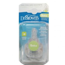 Dr. Brown's Silicone Nipples 2 Pack