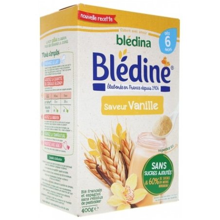 Bledina Wheat & Vanilla Instant Baby Food from 6 Months 400g