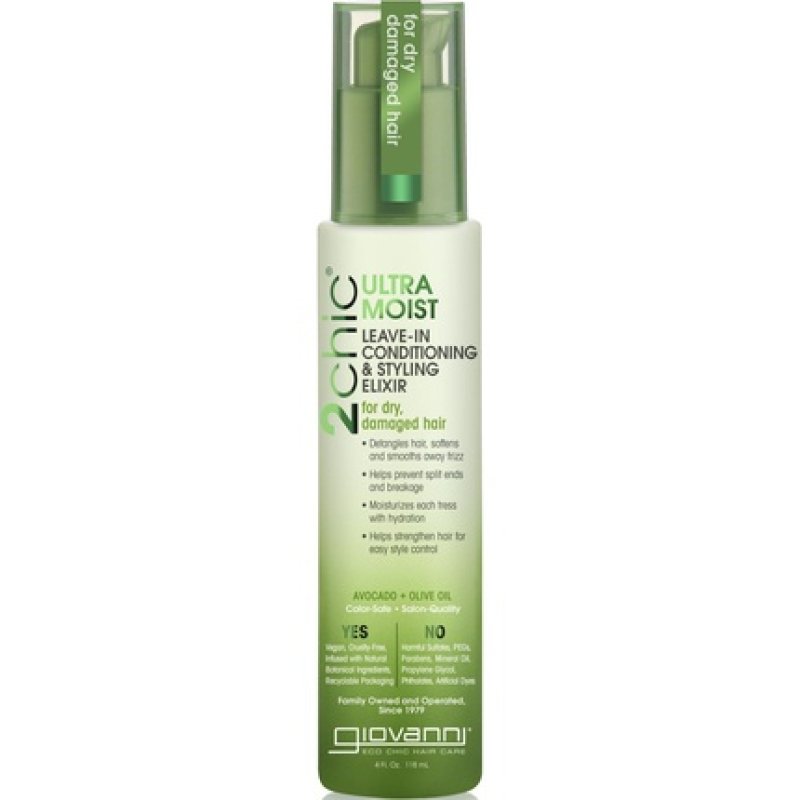 Giovanni Ultra-Moist Leave-In Conditioning & Styling Elixir - 118ml