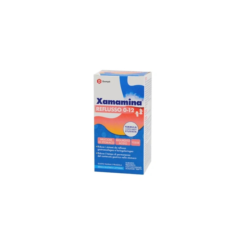 Dompe Farmaceutici Xamamina Reflux For Children Aged 012 Years Strawberry And Cream Flavor 200 Ml