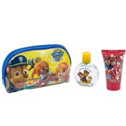Paw Patrol Children's Eau De Toilette Set 50 Ml Shower Gel 100 Ml Toiletry Bag