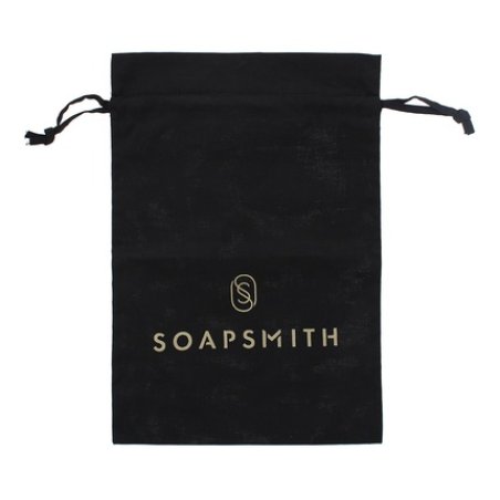 Soapsmith Black Drawstring Bag