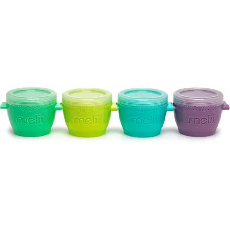 Melii Snap & Go Baby Food Freezer Storage Containers & Snack Containers