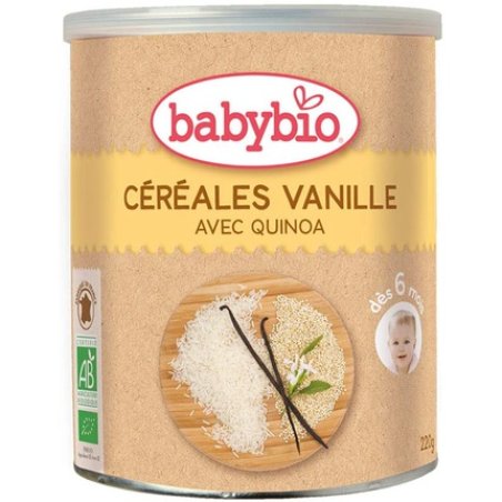 Babybio Céréales Vanille Avec Quinoa Dès 6 Mois 220g