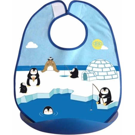 Dbb Remond Crumb-Catcher Bib - Penguin
