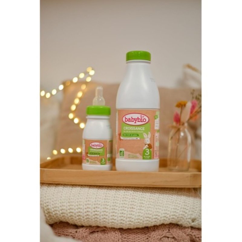 Babybio Liquid Growth Milk 3rd Age From 10 Months 6x25cl - Pack of 6