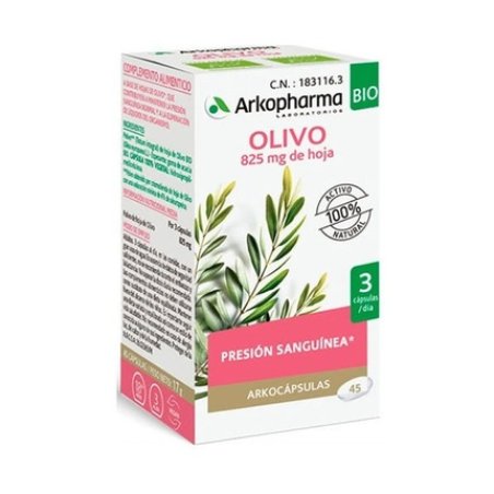 Arkopharma Olive Organic 45 Capsules Dietary Supplement
