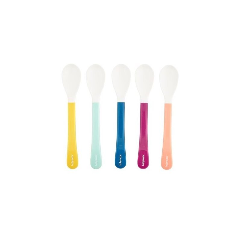 BabyMoov Toddler Spoons Toddler spoon Blue, Pink, Purple, Yellow Polypropylene