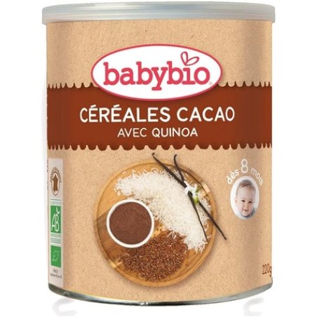 Babybio Cocoa Cereals for 8 Months 220g