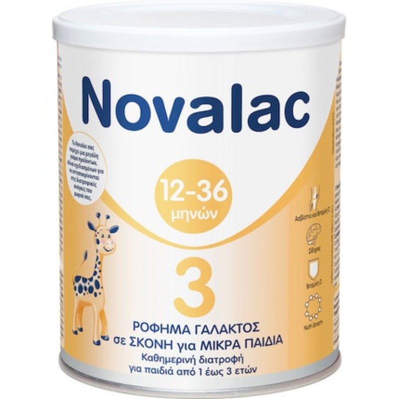 Novalac Powdered Milk 3rd Stage Infant Formula For 1236 Months 400g