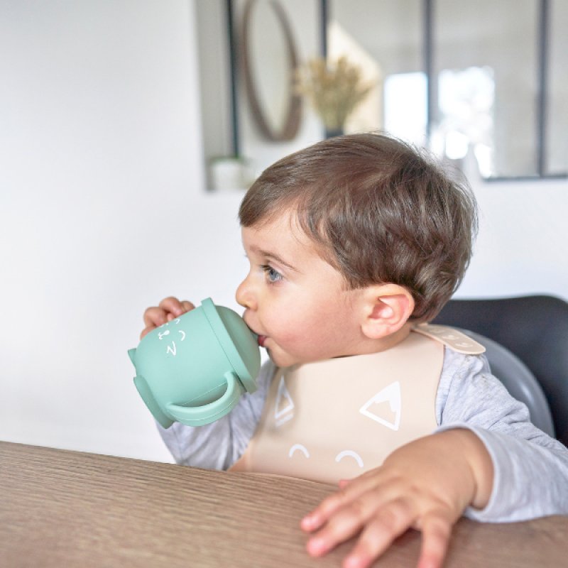 Babymoov ISY CUP Silicone Baby Training Cup with Straw 150ml
