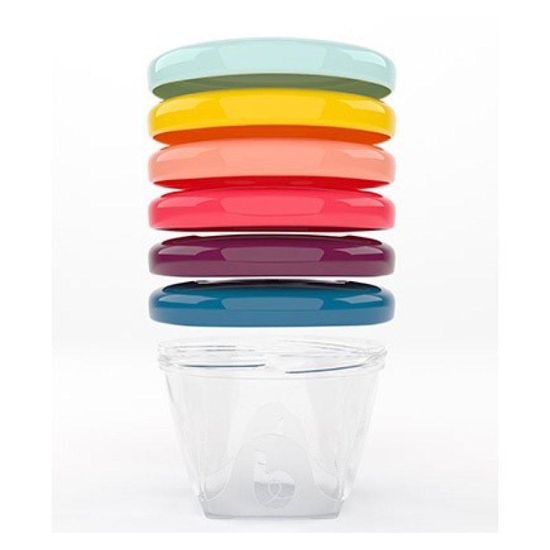 BabyMoov Babybowls 6oz Bowl 0.177 L Multicolour, Transparent 6 pc(s)