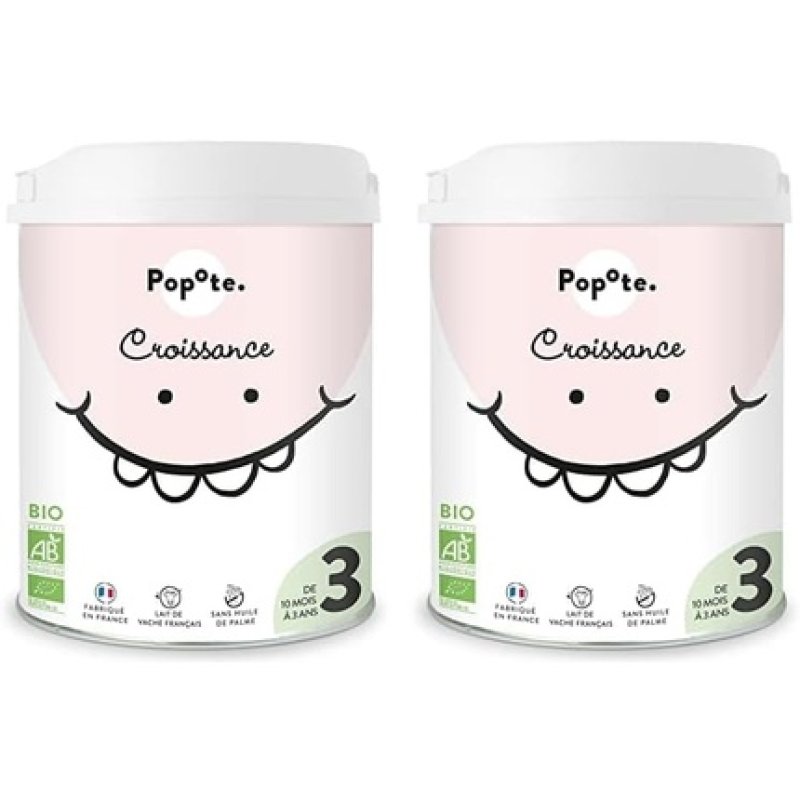 Infant Milk 3rd Age Popote Croissance 800g - For Ages 10/12 Months to 3 Years