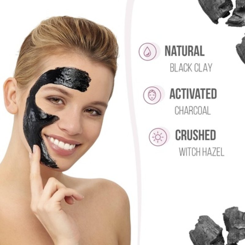 7th Heaven Charcoal & Black Clay Peel Off Mask 100ml With Witch Hazel